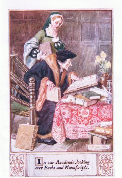 In Our Academia, Looking Over Books and Manuscripts by Charles Edmund Brock
